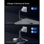 Spigen SGP Φορτιστής οικιακός PPS Essential EE472EU GaN Fast 2XUSB-C PD, 47W - ΛΕΥΚΟ - ACH08707