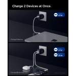 Spigen SGP Φορτιστής οικιακός PPS Essential EE472EU GaN Fast 2XUSB-C PD, 47W - ΜΑΥΡΟ - ACH09457