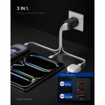 Spigen SGP Φορτιστής οικιακός PPS Essential EE673EU GaN Fast 2XUSB-C PD,1ΧUSB-A , 67W - ΜΑΥΡΟ - ACH09458