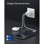 Spigen SGP Φορτιστής οικιακός PPS Essential EE352EU GaN Fast 1XUSB-C PD/ 1XUSB-A, 35W - ΛΕΥΚΟ - ACH09462