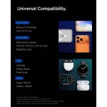 SPIGEN SGP ESSENTIAL EF323MQ 3-in-1+C QI2.2 25W MagSafe Magnetic wireless charging station-base for Αpple iPhone, Apple Watch Series, Airpods - ΜΑΥΡΟ - ACH10398