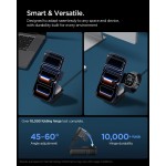 SPIGEN SGP ESSENTIAL EF323MQ 3-in-1+C QI2.2 25W MagSafe Magnetic wireless charging station-base for Αpple iPhone, Apple Watch Series, Airpods - ΜΑΥΡΟ - ACH10398