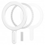 SPIGEN SGP OneTap MAGSAFE Μαγνητικό Δακτυλίδι, Κιτ μετατροπής Ασύρματης φόρτισης MagSafe - ΛΕΥΚΟ - ACP08346