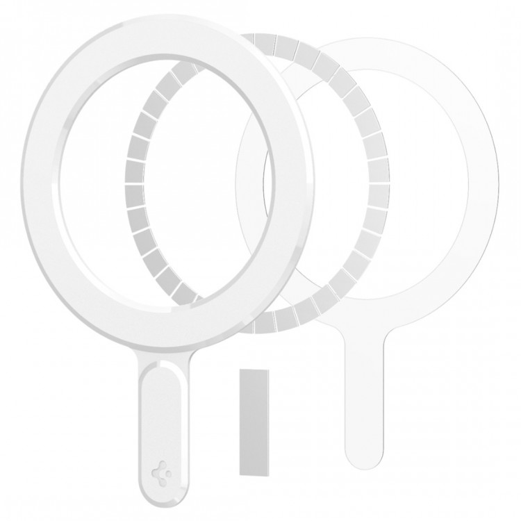 SPIGEN SGP OneTap MAGSAFE Μαγνητικό Δακτυλίδι, Κιτ μετατροπής Ασύρματης φόρτισης MagSafe - ΛΕΥΚΟ - ACP08346
