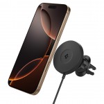 Spigen SGP OneTap Pro 4 Qi2 15W Βάση αυτοκινήτου με ΑΣΥΡΜΑΤΟ ΦΟΡΤΙΣΤΗ MagSafe Wireless / AirVent - ΜΑΥΡΟ - ACP08542