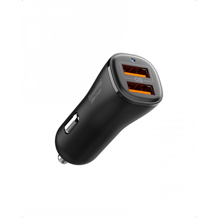 Spigen SGP Φορτιστής Αυτοκινήτου EV302 ARCSTATION ESSENTIAL PD 30W , 2x Θύρες USB-A, Smart 3.0A - ΜΑΥΡΟ - ACP08700