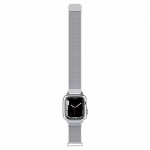 Spigen SGP Metal Fit Pro BAND Θήκη με Λουράκι για Apple Watch series 8, 7 - 45mm - ΑΣΗΜΙ - ACS04584