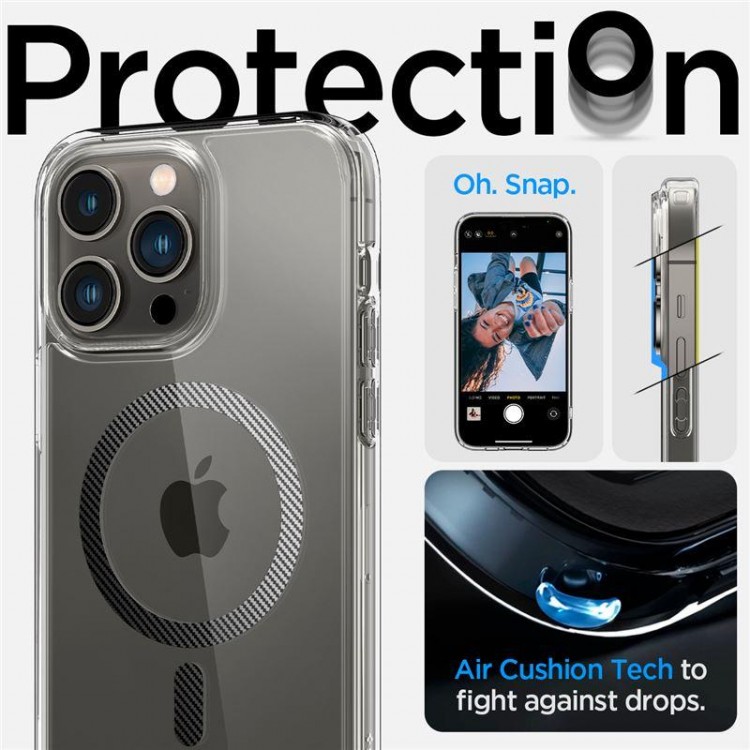 Θήκη Spigen SGP Ultra Hybrid MagSafe για Apple iPhone 14 PRO 6.1 - carbon fiber - ACS04971