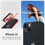 Θήκη Spigen SGP Ultra Hybrid για Apple iPhone 14 6.1 - ΔΙΑΦΑΝΟ KOKKINO - ACS05042