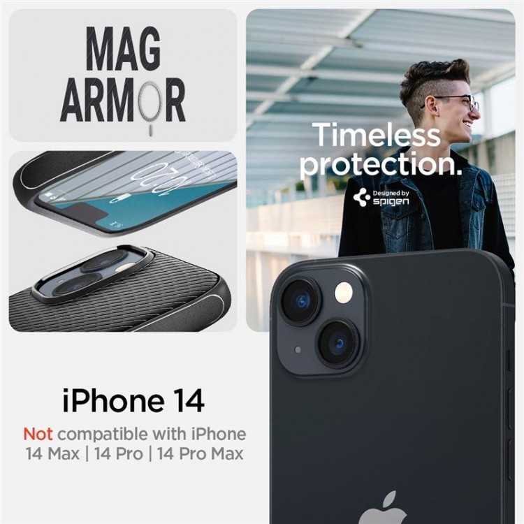 Θήκη Spigen SGP MAG ARMOR MAGSAFE για Apple iPhone 14 - ΜΑΥΡΟ - ACS05065