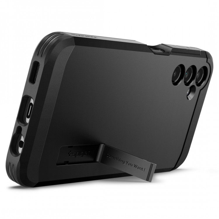 Θήκη Spigen SGP Tough Armor για Samsung Galaxy A14 LTE - ΜΑΥΡΟ - ACS05976 