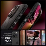 Θηκη Spigen SGP Liquid AIR για Apple iPhone 15 PRO MAX 6.7 2023 - ΜΑΥΡΟ - ACS06562