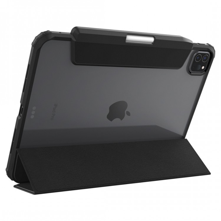Θήκη Spigen SGP ULTRA HYBRID PRO FOLIO για Apple iPad Pro 11" 2024 5ης Γενιάς M4 με υποδοχή Στυλό - ΜΑΥΡΟ - ACS07016