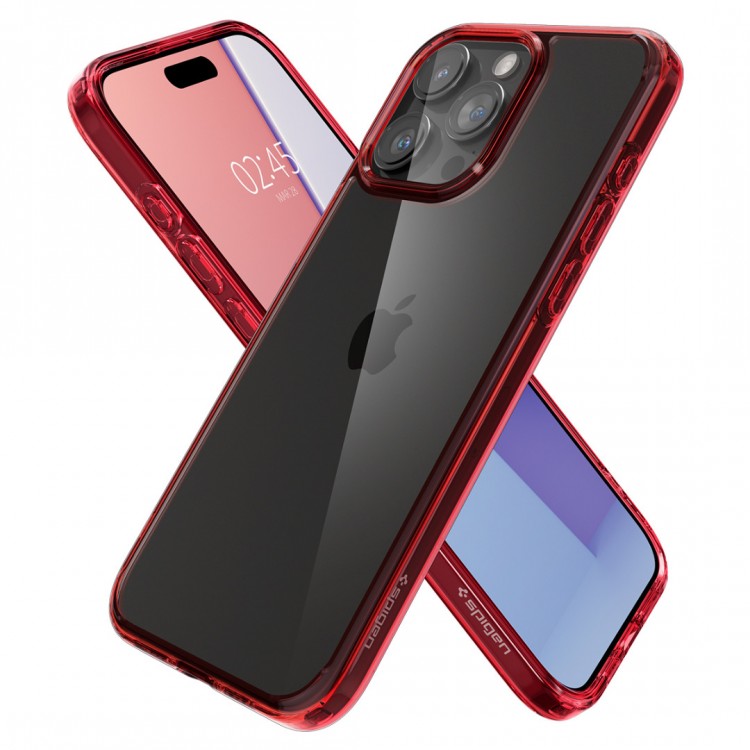 Θήκη Spigen SGP Ultra Hybrid για Apple iPhone 15 PRO 6.1 2023 - Deep ΚΟΚΚΙΝΟ - ACS07055