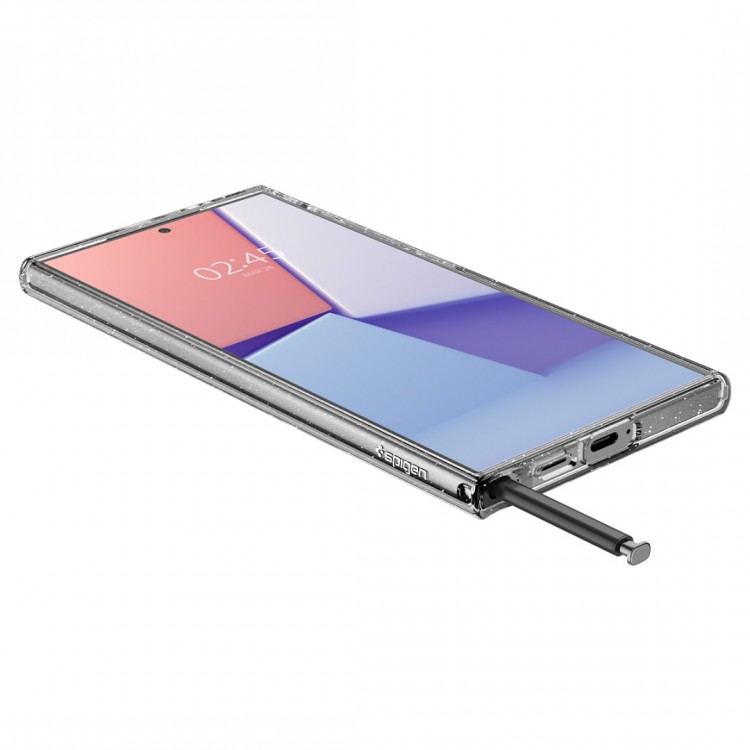 Θήκη Spigen SGP LIQUID CRYSTAL Glitter για Samsung Galaxy S24 Ultra 5G 2024 - crystal quartz Glitter - ACS07285