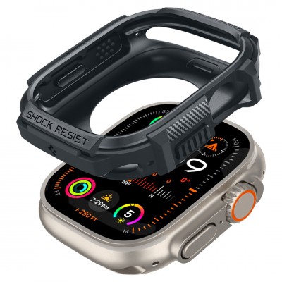 Θήκη Spigen SGP Rugged Armor για Apple Watch ULTRA 1,2 (49 MM) - ΓΚΡΙ - ACS07385