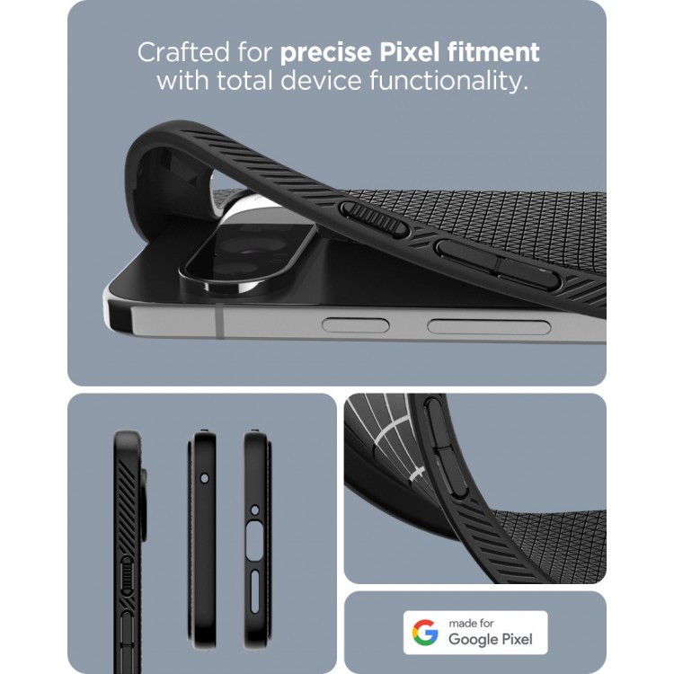 Θήκη Spigen SGP LIQUID AIR για GOOGLE PIXEL 9 Pro XL - ACS07716 - ΜΑΥΡΟ