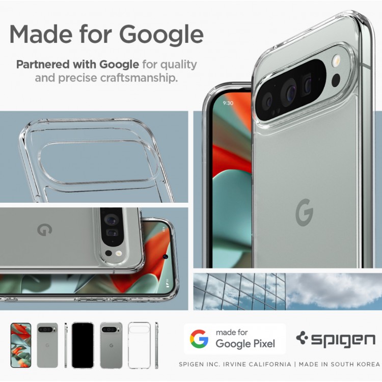 Θήκη Spigen SGP ULTRA HYBRID για GOOGLE PIXEL 9 Pro XL - ΔΙΑΦΑΝΗ - ACS07721