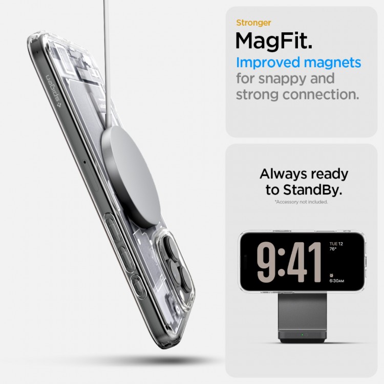 Θήκη Spigen SGP Ultra Hybrid MAG MAGSAFE ZERO ONE για Apple iPhone 16 PRO Max 6.9 2024 - ΛΕΥΚΟ - ACS08005