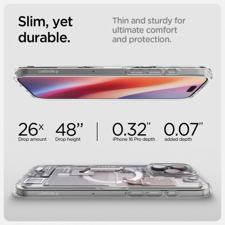 Θήκη Spigen SGP Ultra Hybrid MAG MAGSAFE ZERO ONE για Apple iPhone 16 PRO Max 6.9 2024 - ΛΕΥΚΟ - ACS08005