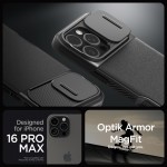 Θήκη Spigen SGP Optik Armor MAG MAGSAFE για APPLE IPHONE 16 PRO 6.3 2024 - ΜΑΥΡΟ - ACS08149