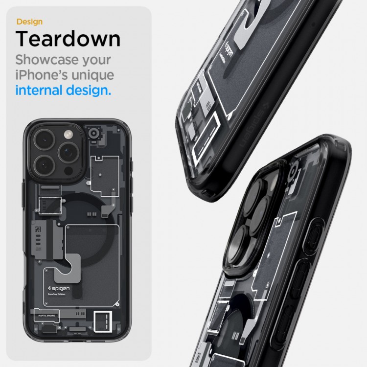 Θήκη Spigen SGP Ultra Hybrid MAG MAGSAFE ZERO ONE για Apple iPhone 16 PRO 6.3 2024 - ΜΑΥΡΟ - ACS08135