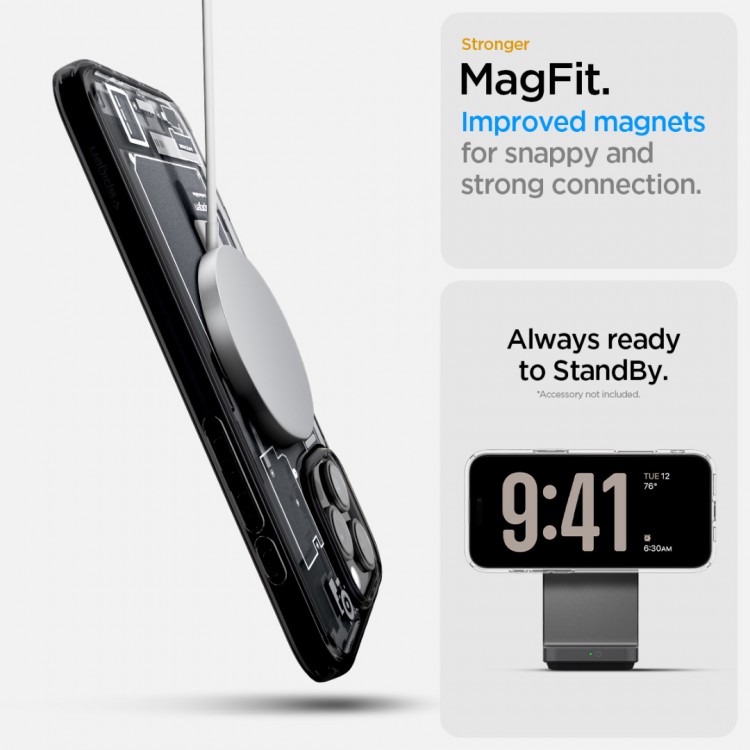 Θήκη Spigen SGP Ultra Hybrid MAG MAGSAFE ZERO ONE για Apple iPhone 16 PRO 6.3 2024 - ΜΑΥΡΟ - ACS08135