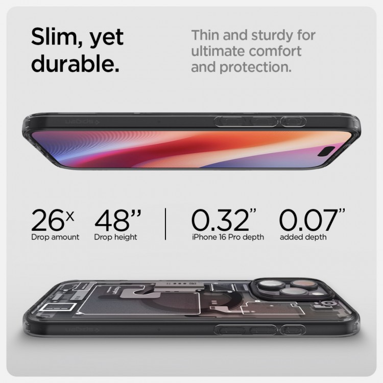 Θήκη Spigen SGP Ultra Hybrid MAG MAGSAFE ZERO ONE για Apple iPhone 16 PRO 6.3 2024 - ΜΑΥΡΟ - ACS08135