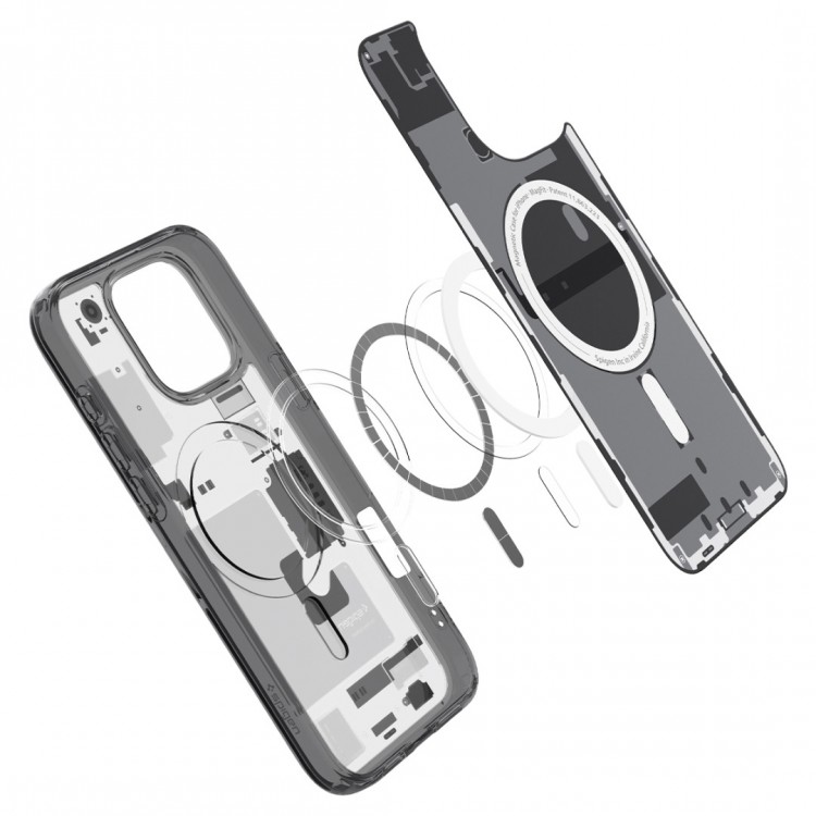 Θήκη Spigen SGP Ultra Hybrid MAG MAGSAFE ZERO ONE για Apple iPhone 16 PRO 6.3 2024 - ΜΑΥΡΟ - ACS08135