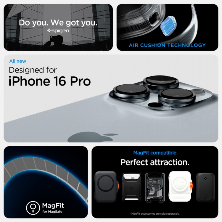 Θήκη Spigen SGP Ultra Hybrid MAG MAGSAFE ZERO ONE για Apple iPhone 16 PRO 6.3 2024 - ΜΑΥΡΟ - ACS08135
