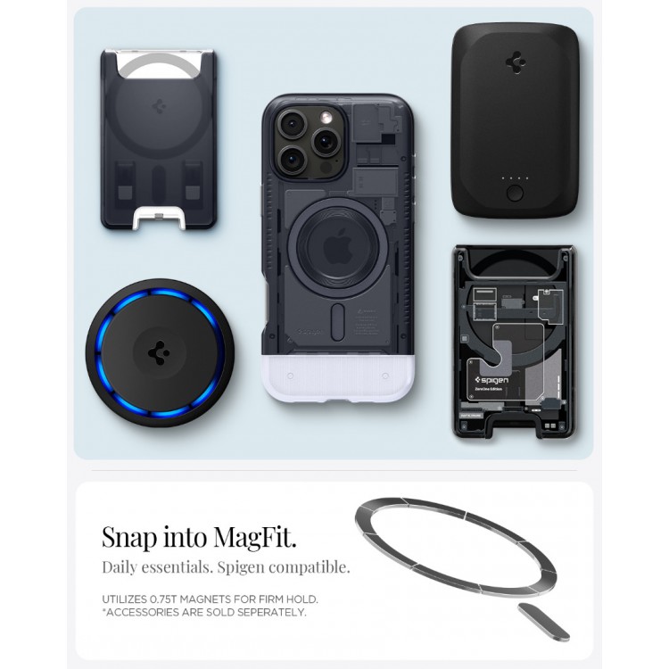 Θήκη Spigen SGP Classic C1 MagSafe για APPLE IPHONE 16 PRO 6.3 2024 - Γραφίτης - ACS08152