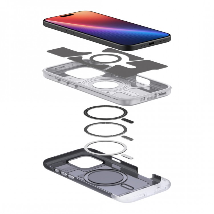 Θήκη Spigen SGP Classic C1 MagSafe για APPLE IPHONE 16 PRO 6.3 2024 - Γραφίτης - ACS08152