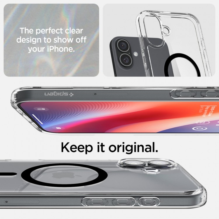 Θήκη Spigen SGP Ultra Hybrid MagSafe για Apple iPhone 16 6.1 2024 - ΜΑΥΡΟ - ACS08206