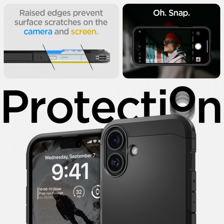 Θήκη Spigen SGP Tough Armor MagSafe MAGFIT για Apple iPhone 16 6.1 2024 - NAVY ΜΠΛΕ - ACS08217