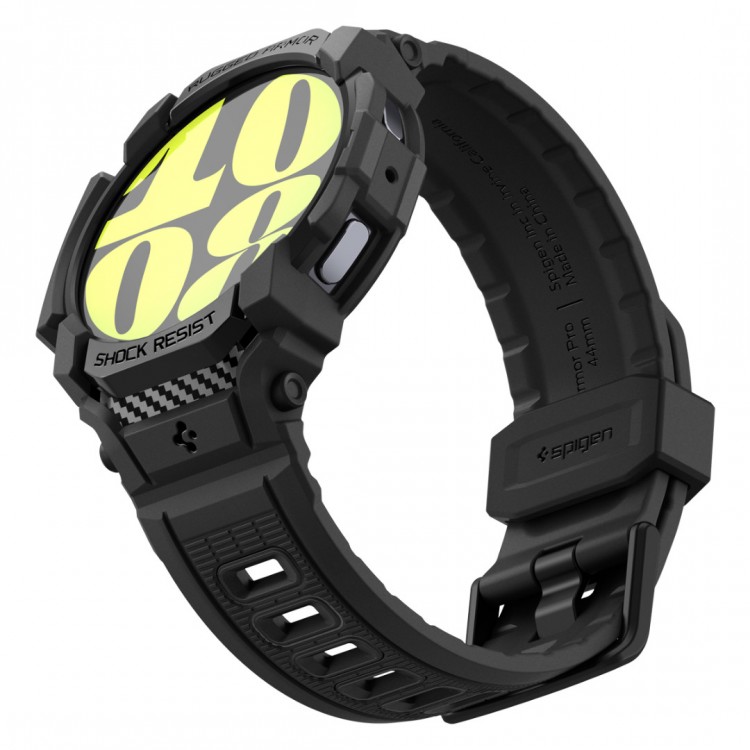 Θήκη Spigen SGP Rugged Armor PRO για Samsung GALAXY WATCH 7 - 44MM - ΜΑΥΡΟ - ACS08338