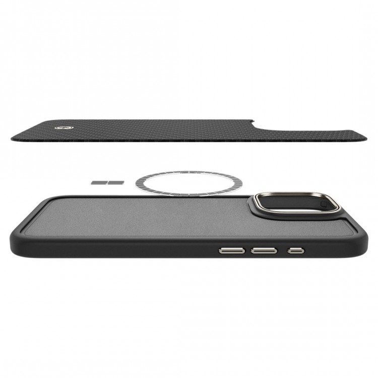 Θήκη Spigen SGP ENZO ARAMID MagFit MagSafe για Apple iPhone 16 PRO 6.3 2024 - MATTE ΜΑΥΡΟ - ACS08508