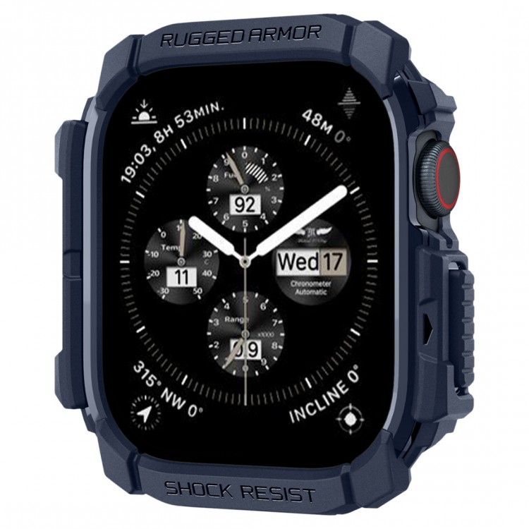 Θήκη Spigen SGP Rugged Armor για Apple Watch SERIES 10 46mm - Navy ΜΠΛΕ - ACS08599