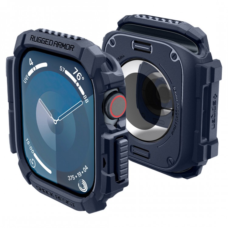 Θήκη Spigen SGP Rugged Armor για Apple Watch SERIES 10 46mm - Navy ΜΠΛΕ - ACS08599