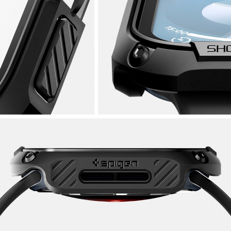 Θήκη Spigen SGP Tough Armor για Apple Watch SERIES 10 - 46mm - ΜΑΥΡΟ - ACS08603