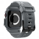 Θήκη Spigen SGP Rugged Armor PRO με λουράκι για Apple Watch series 10 - 46mm - ΓΚΡΙ - ACS08605