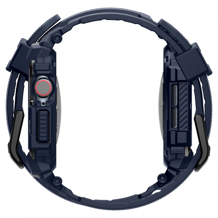 Θήκη Spigen SGP Rugged Armor PRO με λουράκι για Apple Watch series 10 - 46mm - Navy ΜΠΛΕ - ACS08606