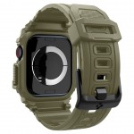 Θήκη Spigen SGP Rugged Armor PRO με λουράκι για Apple Watch series 10 - 46mm - Vintage XAKI ΠΡΑΣΙΝΟ - ACS08608