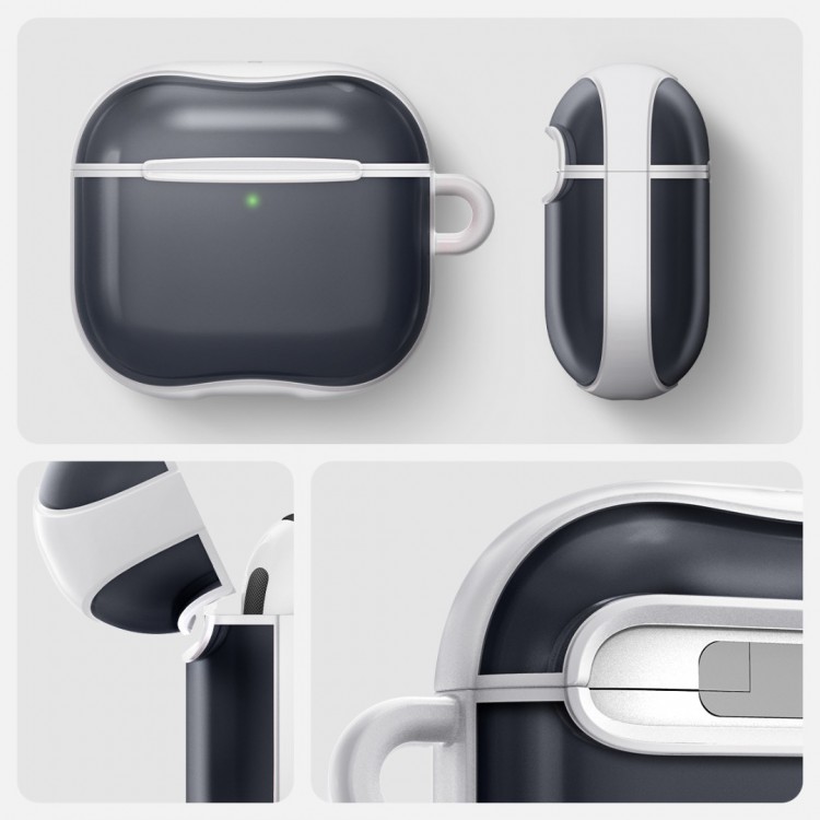 Θήκη Spigen SGP Classic C1 για Apple AirPods 4 2024 - Γραφίτης ΛΕΥΚΟ - ACS08645