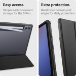 Θήκη Spigen SGP ULTRA HYBRID PRO FOLIO για SAMSUNG GALAXY TAB S10/S9/S8 Ultra 14.6 με Υποδοχή Στυλό - ΜΑΥΡΟ - ACS08795