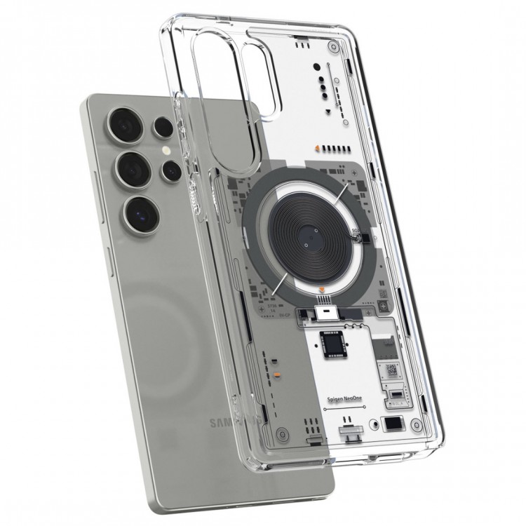 Θήκη Spigen SGP Ultra Hybrid MagFit MagSafe για Samsung Galaxy S25 ULTRA 5G 2025 - neo one ΛΕΥΚΟ - ACS08959
