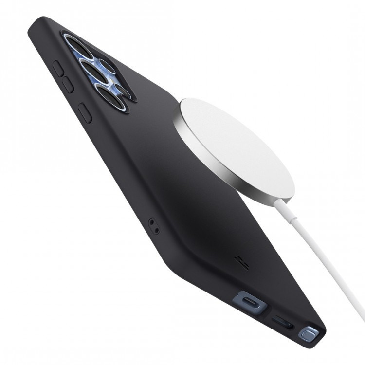 Θήκη SPIGEN SGP SILICONE FIT MagSafe για Samsung Galaxy  S25 Ultra 5G 2025 - ΜΑΥΡΟ - ACS09017
