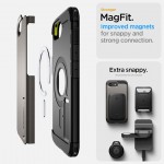 Θήκη Spigen SGP Tough Armor MAG MAGSAFE για Apple iPhone 16e 6.1 2025 - ΓΡΑΦΙΤΗΣ - ACS09136