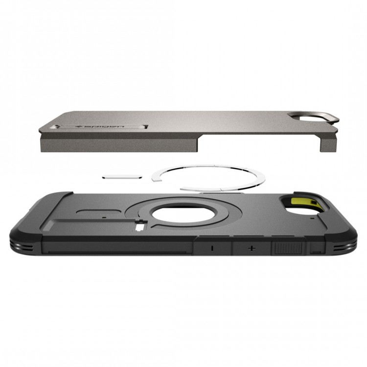 Θήκη Spigen SGP Tough Armor MAG MAGSAFE για Apple iPhone 16e 6.1 2025 - ΓΡΑΦΙΤΗΣ - ACS09136