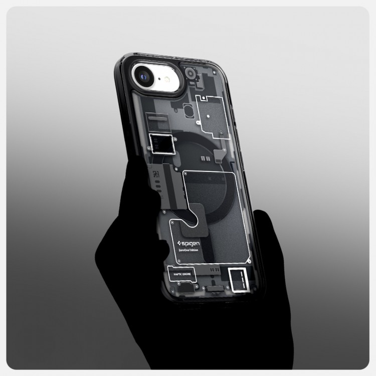 Θήκη Spigen SGP Ultra Hybrid MagSafe για APPLE IPHONE 16e 6.1 2025 - zero one ΜΑΥΡΟ - ACS09141