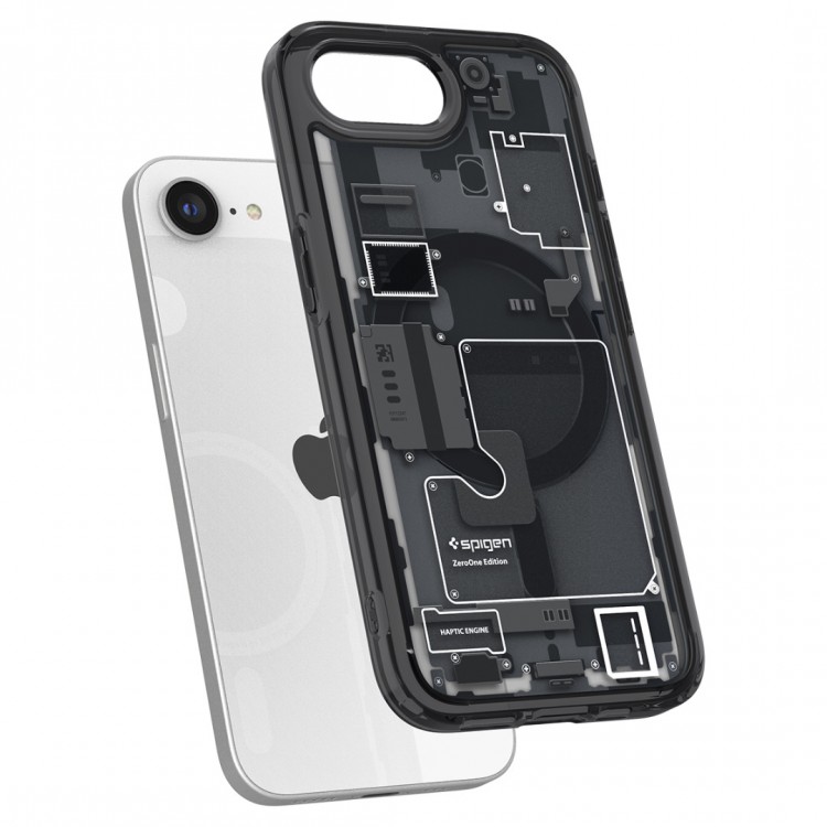 Θήκη Spigen SGP Ultra Hybrid MagSafe για APPLE IPHONE 16e 6.1 2025 - zero one ΜΑΥΡΟ - ACS09141